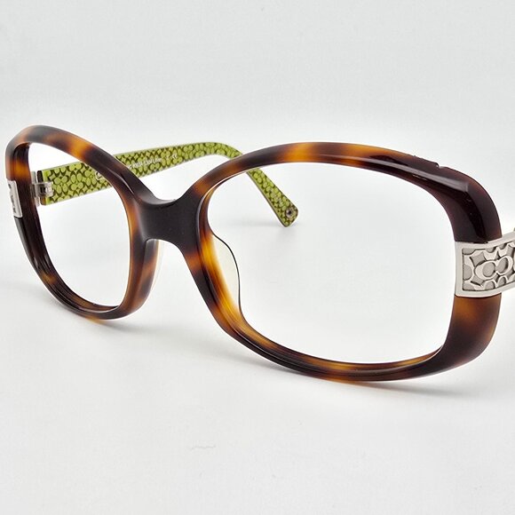 Coach HC8003A L504 Lillian 5031/13 Tortoise Sunglasses Frame w/ Case 59-18-135 - Picture 3 of 16